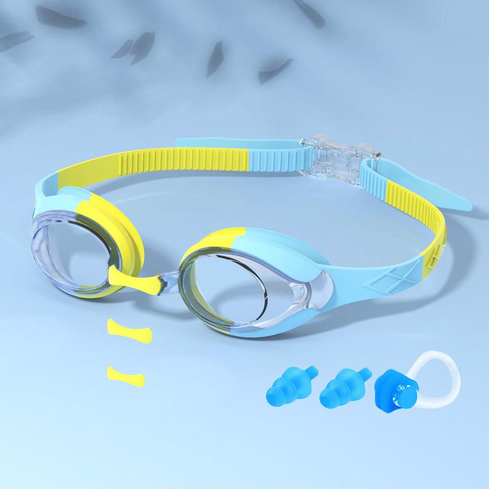 Children's Swimming Goggles High Definition Waterproof and Anti-fog Swimming Glasses