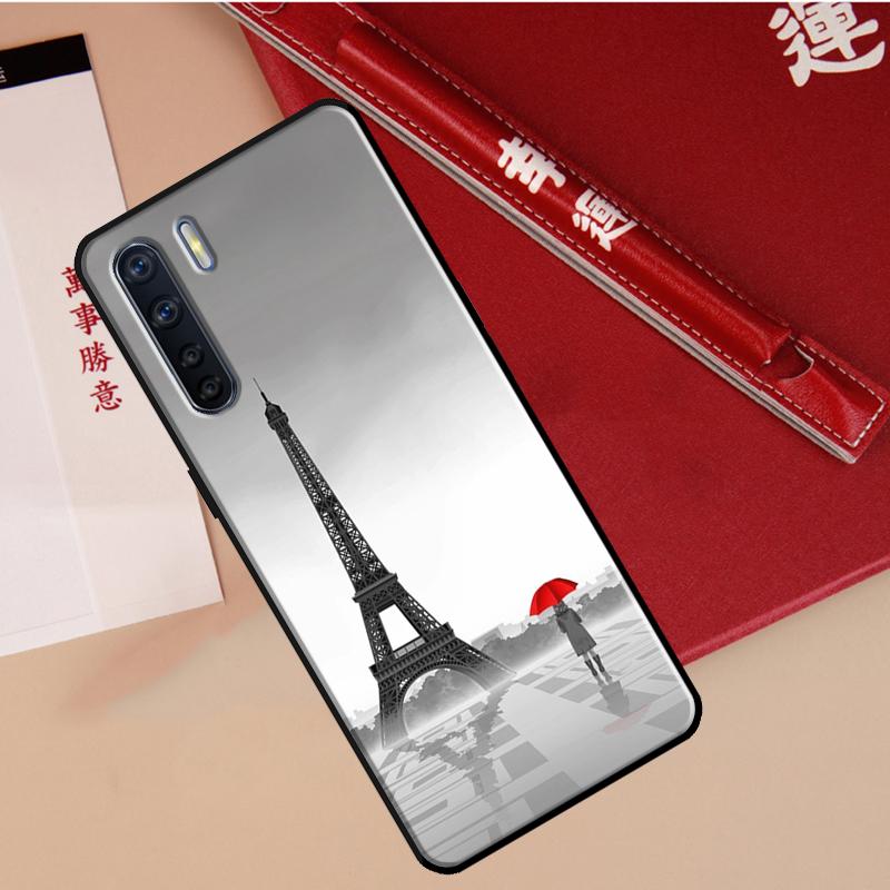 Paris Eiffel Tower Case For Oppo A40 A78 A54 A74 A94 A17 A57 A77 A76 A16 A96 A18 A60 A80 A38 A58 A98 A15 A5 Pro