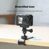 Flymile Car Sun Visor Mount for Insta360 X6/Osmo 360 II Camera Clip Video Photography Holder for Dashcam Footage