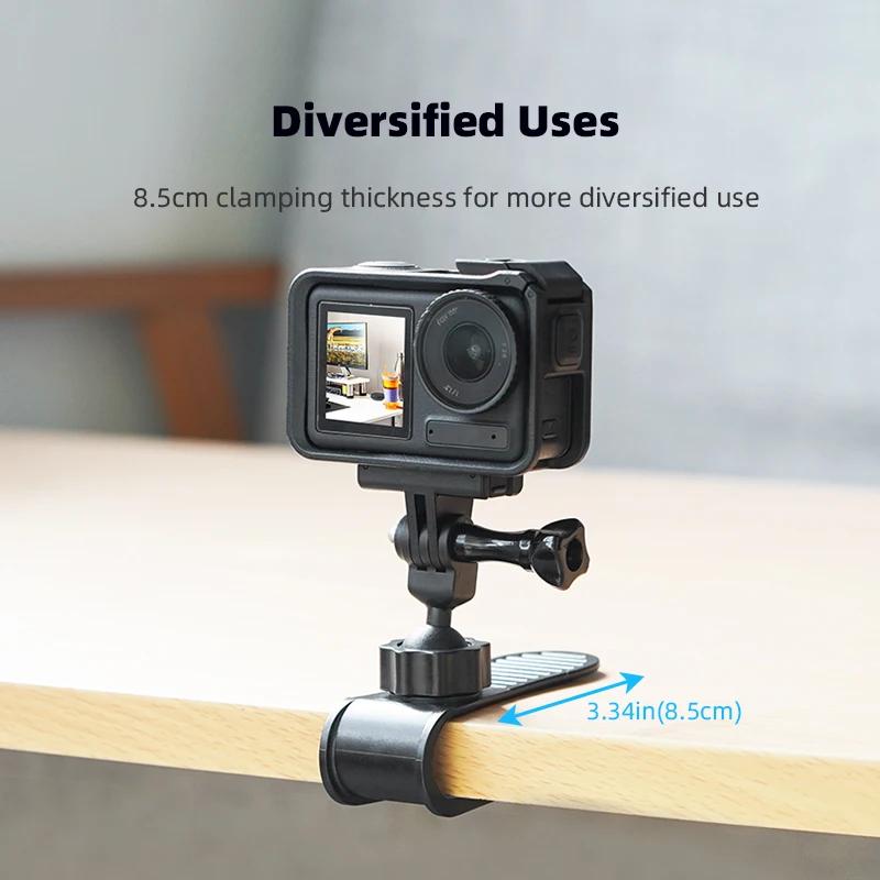 Flymile Car Sun Visor Mount for Insta360 X6/Osmo 360 II Camera Clip Video Photography Holder for Dashcam Footage