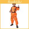 Astronaut Cosplay Kostuum Voor Kinderen Polyester Pak Met Ruimtepak Design Voor Halloween Feesten