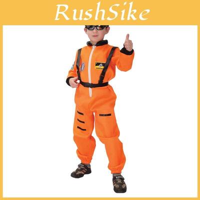 Astronaut Cosplay Costume For Kids Polyester Suit With Space Suit Design For Halloween Parties