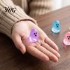 Halloween Gift Ideas for Kids Glow in The Dark Ghost Figurines, Cute Resin Bead Set Figurines Miniature Scenes Decoration, Mini Colorful Tiny