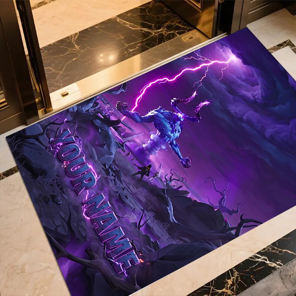 Fortnite Personalized Text Carpet Perfect for Dormitory Decorate room Study room Kitchen Antislip Carpet Decorate Offices