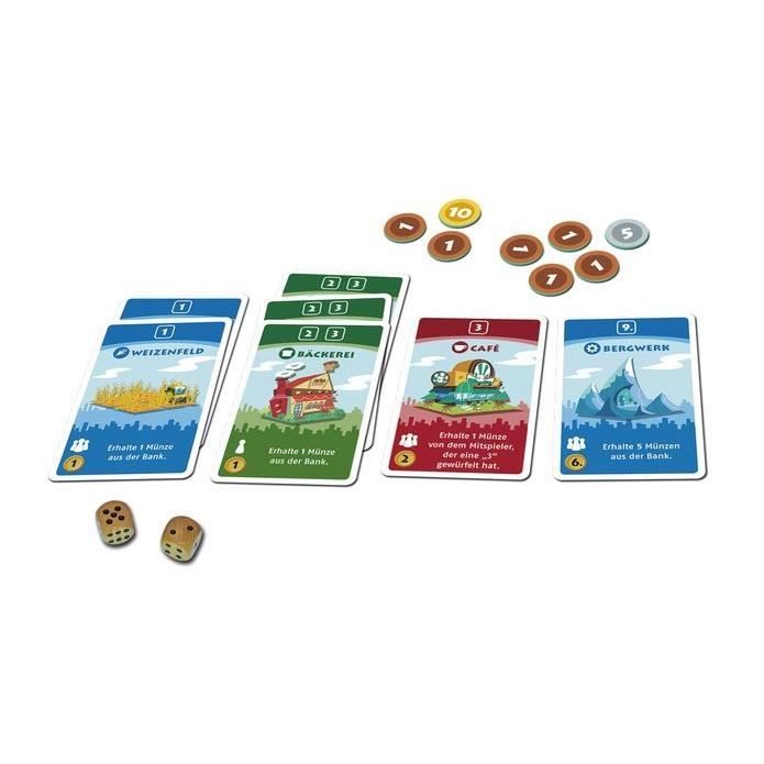 Jeu de stratégie kosmos machi koro - adulte - multi - 2 joueurs ou plus