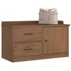VidaXL Hallway Bench SANDNES 87x40x50 Cm Solid Pine Wood, Bench, Entryway Bench, Shoe Bench, Hallway Bench, 4010464