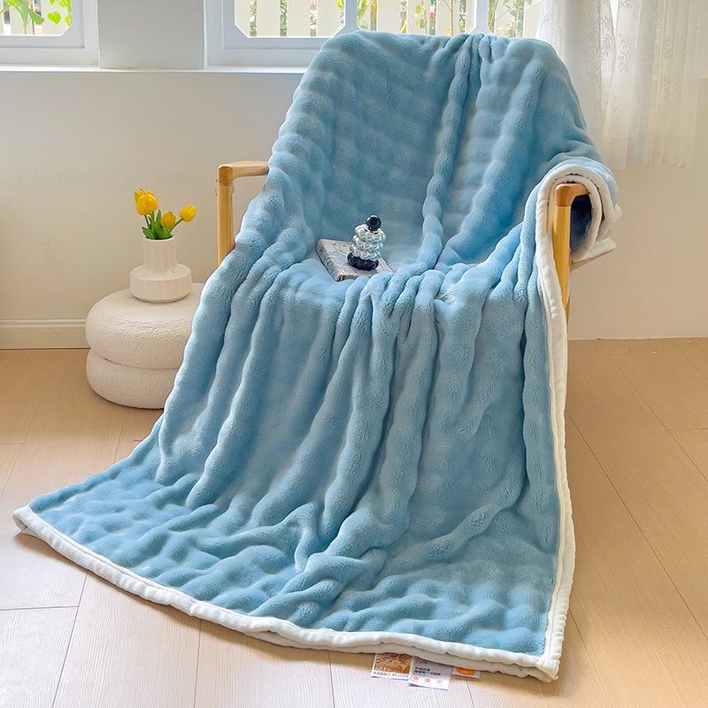 Cross-border Milk Fleece Flannel Nap and Gift Blanket