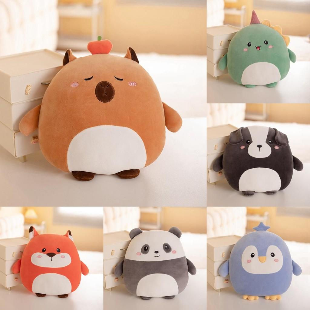Penguin Fox Capybara Plush Toys Animal Stuffed Doll Room Decoration Kids Gift