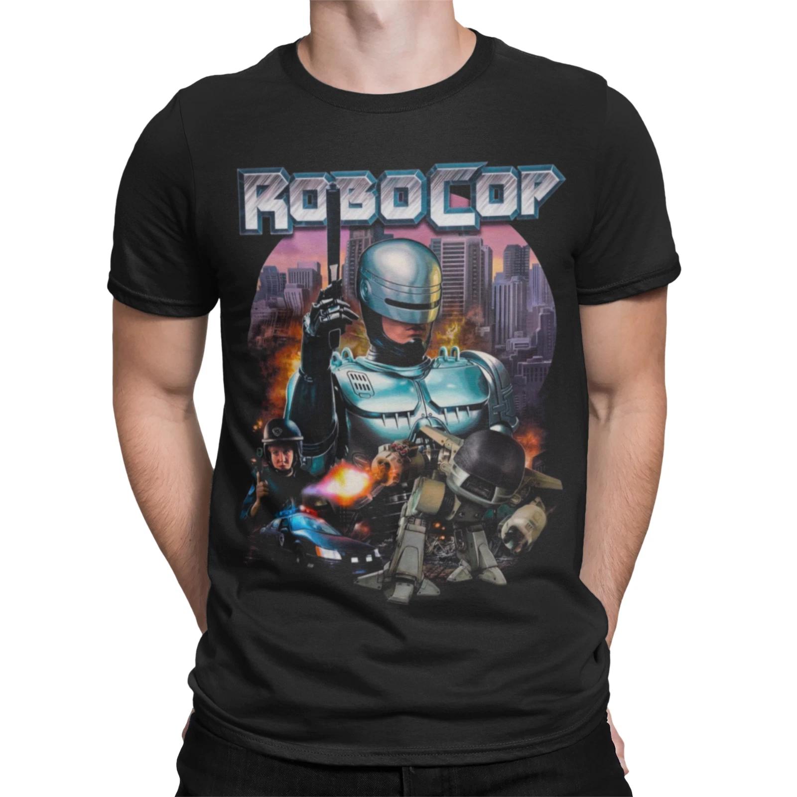 robocop zombie Christmas birthday halloween funny gift t shirt 2XL