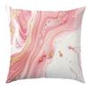 Pink Marble Vein Pillow Covers Pattern Cushion Covers Single Sided Decorative Soft Sofa Living Room Bedroom Home Modern Abstract