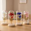Eternal Flower Glass Cover Gold Foil Rose Christmas Valentine's Day Mother's Day Gift Creative Ornament Gift