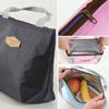 Lunch Box Camping Picnic Lunch Bag Solid Color Portable Insulated Refrigerated Bag Cold Food Cooler Thermal Bag Handbag Hot