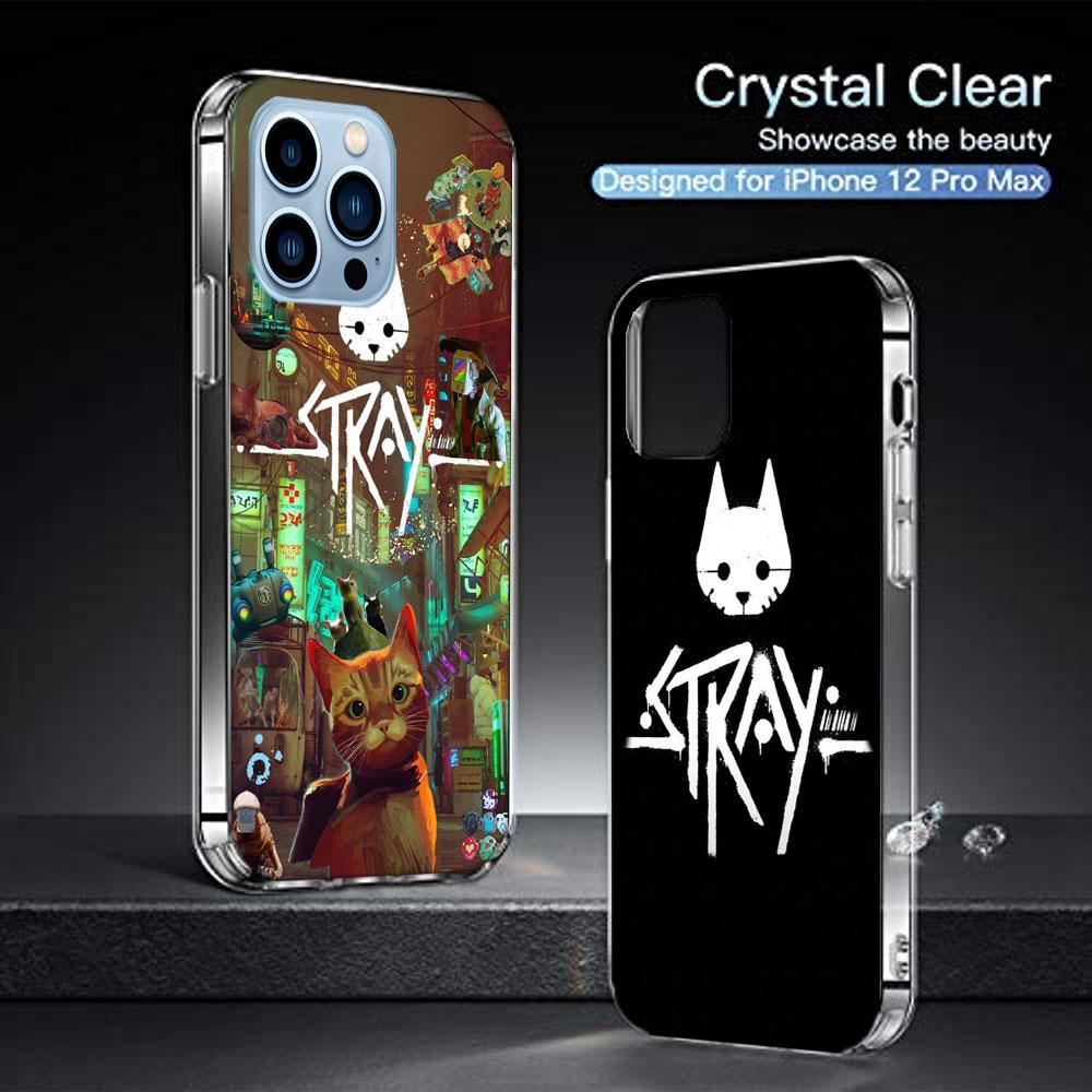 Game S-Stray Cat Cases Phone Case For Iphone 17E 16E 17 Air 16 Pro Max 15 Pro 14 Plus 11 13 12 Mini Cover Cases Compatible with