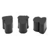 6PCS Black Color Instrument Accessory Kit Black Rubber Rotary Valve Pads Tuba Horn  For French Horn