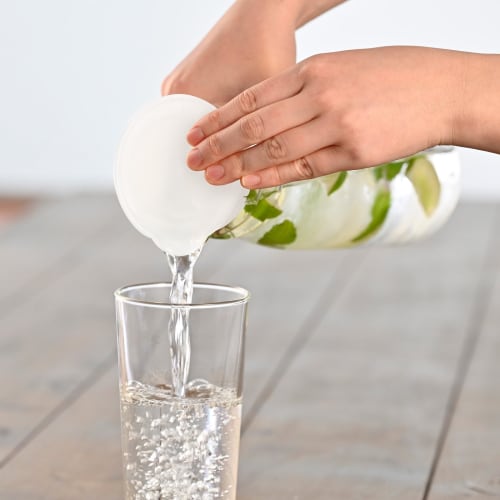 HARIO Free Pot 1300ml, Heat-Resistant Glass, Made In Japan, Barley Tea, Bottled, Tea, Refrigerator-Friendly, FP-13-TW