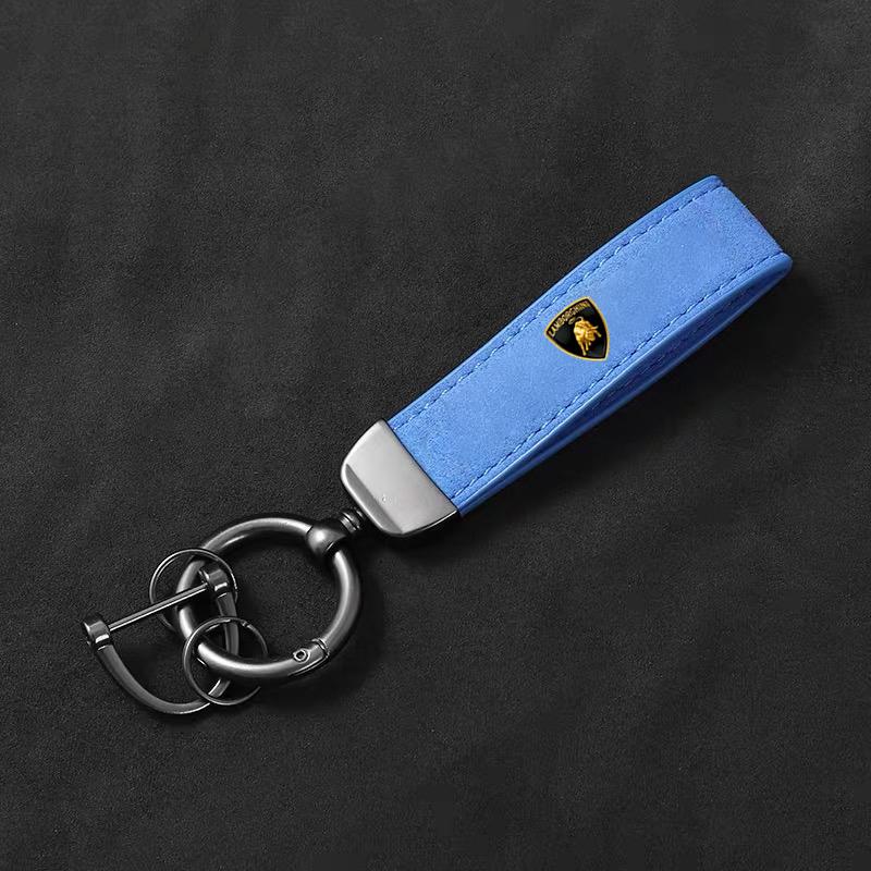 Car Styling Emblem Keyring Leather Keychain Pendant Accessories For Lamborghini LP570 LP610 Urus LP700 LP770 Gallardo Aventador