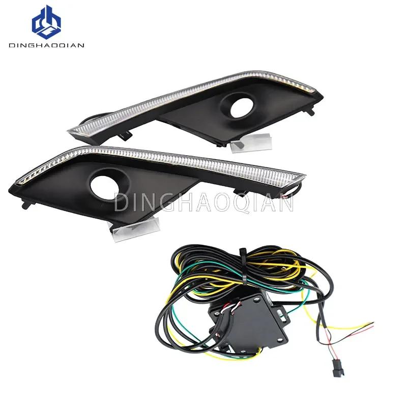 

2 PCS Car DRL LED Daytime Running Light For Mazda CX-3 CX3 2015 2016 2017 2018 2019 2020 with Yellow Turn Signal Function white and yellow