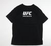 Męska czarna bawełniana koszulka sportowa z grafiką UFC Rozmiar 2XL