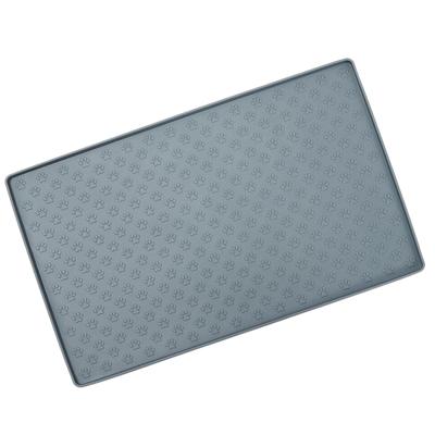 Haustier Fütterungsunterlage Mehrfarbig Wasserdichte Matte Erhöhter Rand Multifunktionales Silikon Kissen Tablett Aufbewahrungszubehör