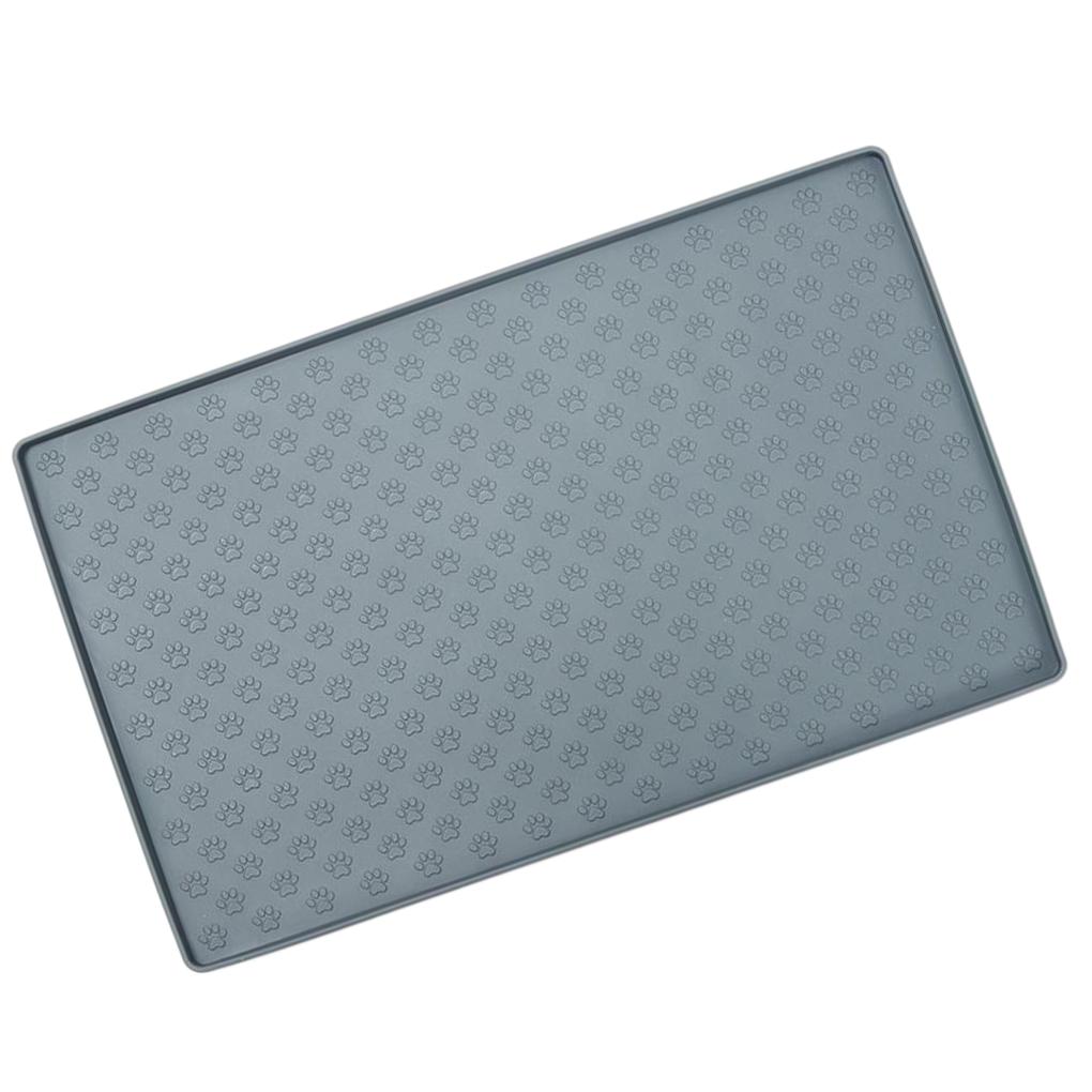 

Pet Feeding Placemat Multi-colors Waterproof Pad Raised Edge Multi-functional Silicone Cushion Tray Storage Accessories type2
