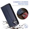 FIERRE SHANN For iPhone 17 Case PU Leather Flip Stand Wallet Phone Cover