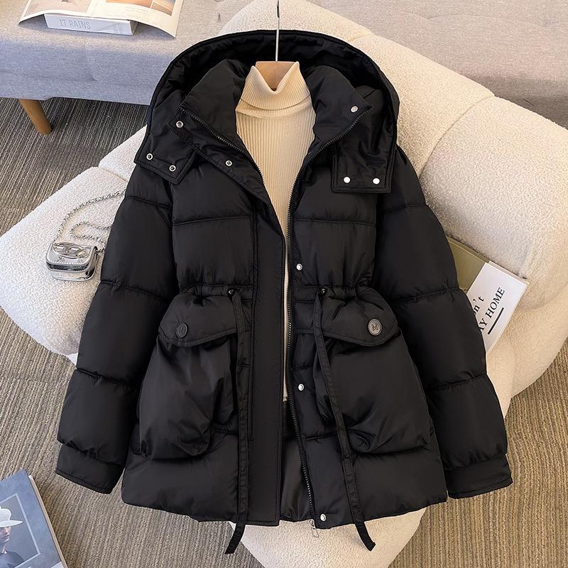 Giacca Imbottita in Piuma Donna Invernale Corta Giacca Imbottita Moda Vita Spessa Giacca Imbottita Giacca Calda