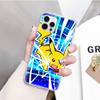 JP36 Pikachu Pokemon Transparent Case for Samsung A04 A14 A23 M33 M53 Realme 10 9 C35 C55 VIVO Y02 X80 Infinix Hot 30 Note 11 Tecno Spark 8P Pro