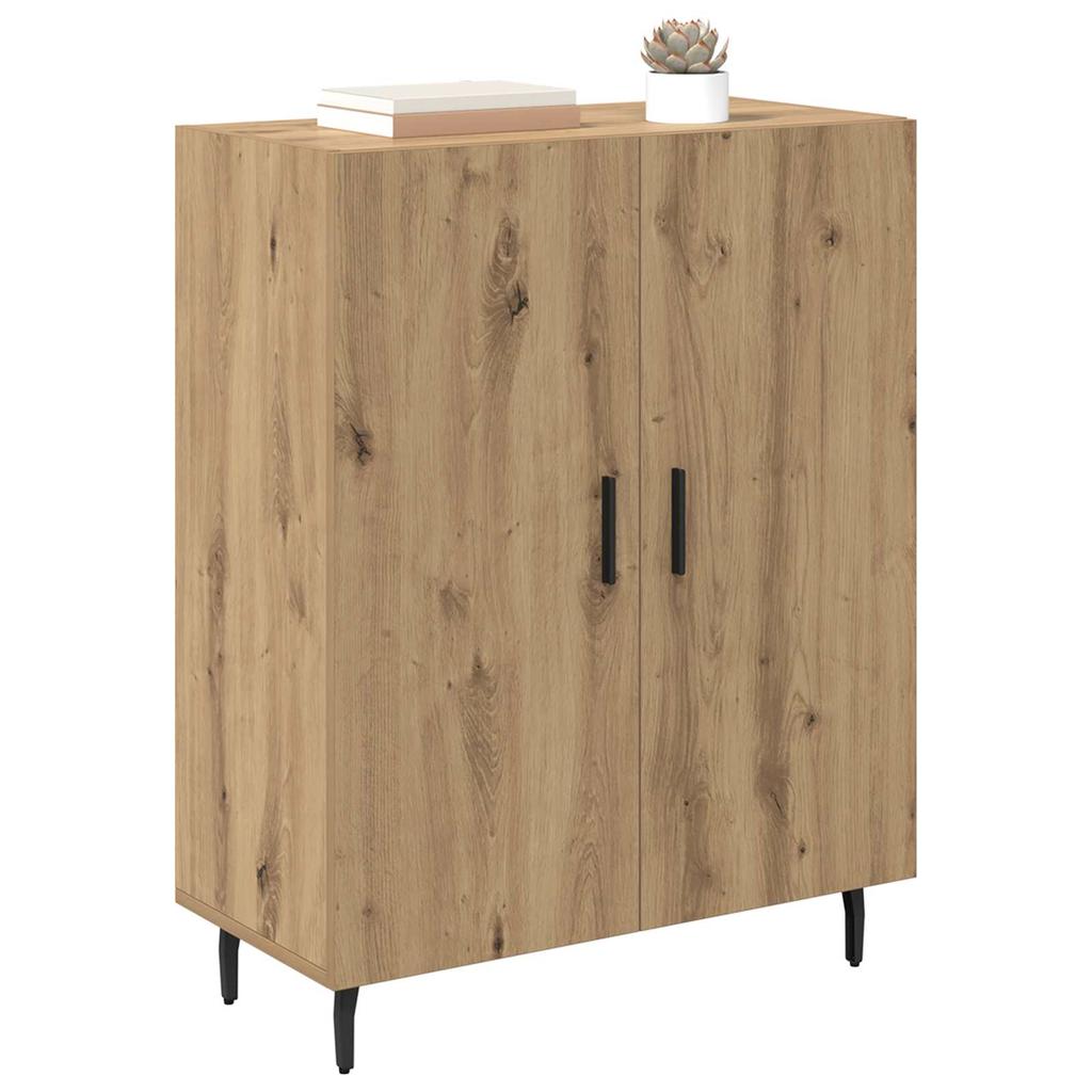 Artisan Oak Sideboard 69.5 x 34 x 90 cm Engineered Wood