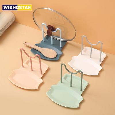 Poggia cucchiaio e coperchio per pentola, coperchio rimovibile per pentola, coperchio, scaffale, supporto per mensola, supporto per utensili, organizer per riporre utensili da cucina