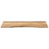 Solid Mango Wood Desk Top with Cutout 110 x 60 x 2.5 cm
