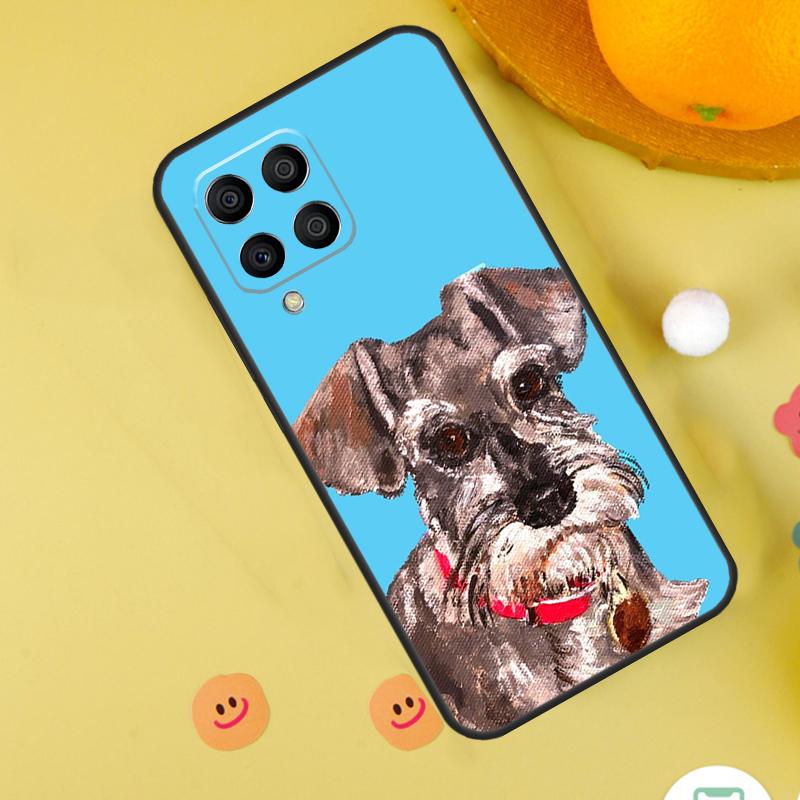 Lovely Dogs Schnauzer Case For Samsung Galaxy M15 M35 M55 M11 M14 M34 M54 M31 M13 M53 M51 M12 M32 M52 M16 M36 M56