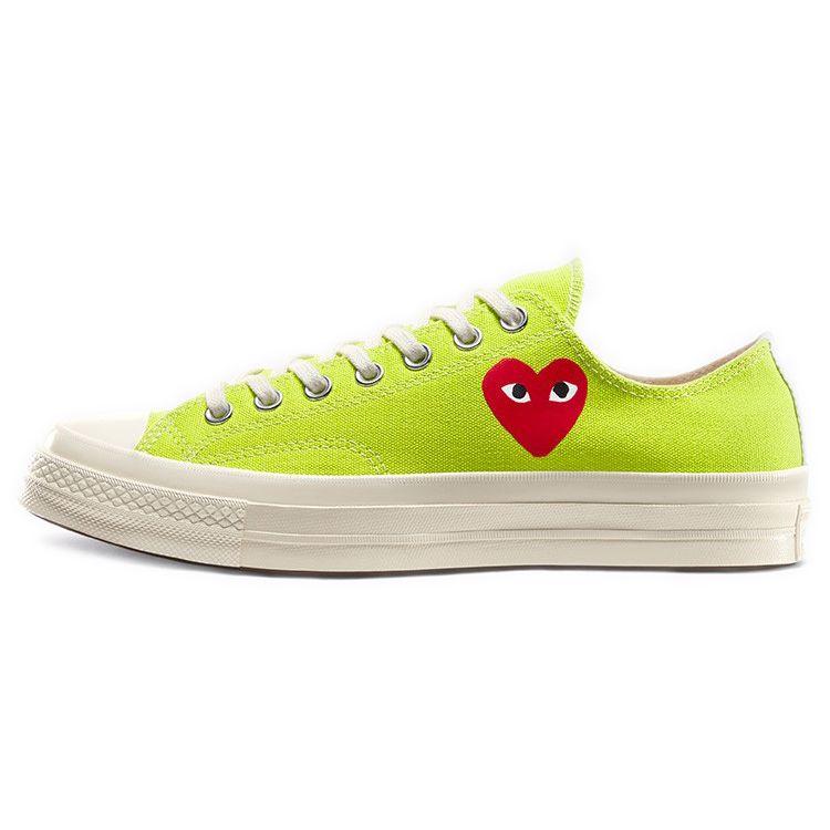 

Converse Кроссовки унисекс Comme des Garçons PLAY x Chuck 70 Low ярко-зеленые 168302C