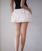 Rose Franz Lovely Flare Cancan Mini Skirt [White]