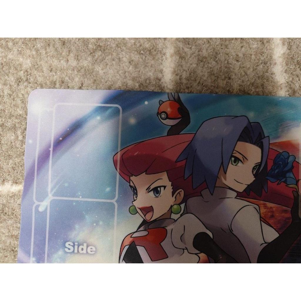 Used Pokemon Card Game Playmat Team Rocket Musashi Kojiro Meowth