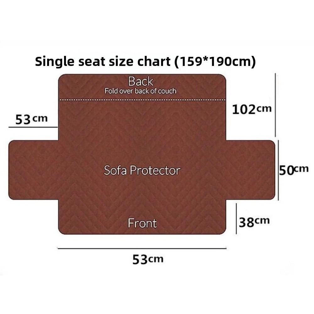 Non-Slip Armchair Cover Flannel Plush Plush Chair Covers New Sofa Slipcovers Home Use