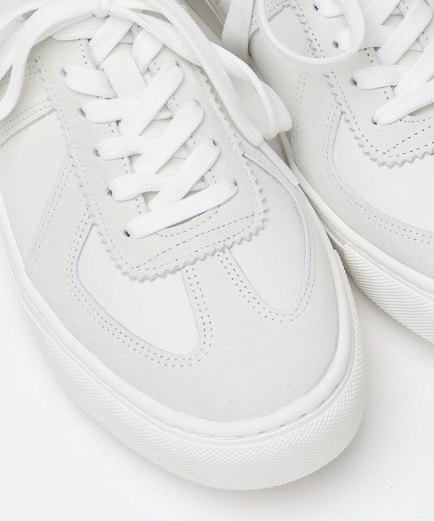 Firenze Atelier [Second.A] Simple White Sole German Army Sneakers 2Ndf2600W [White]