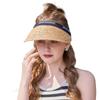 Sunscreen Cap, Empty Top Sun Hat, Spring and Summer UV Protection Headband Splicing Face Cover Sun Hat