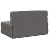 Folding Sofa Bed Light Grey 70 x 72 x 60 cm Fabric