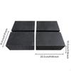 Rubber Elevating Pad, nonslipSkid Hoist Block, Car raise Accessory, Universal Black 30x25x10cm
