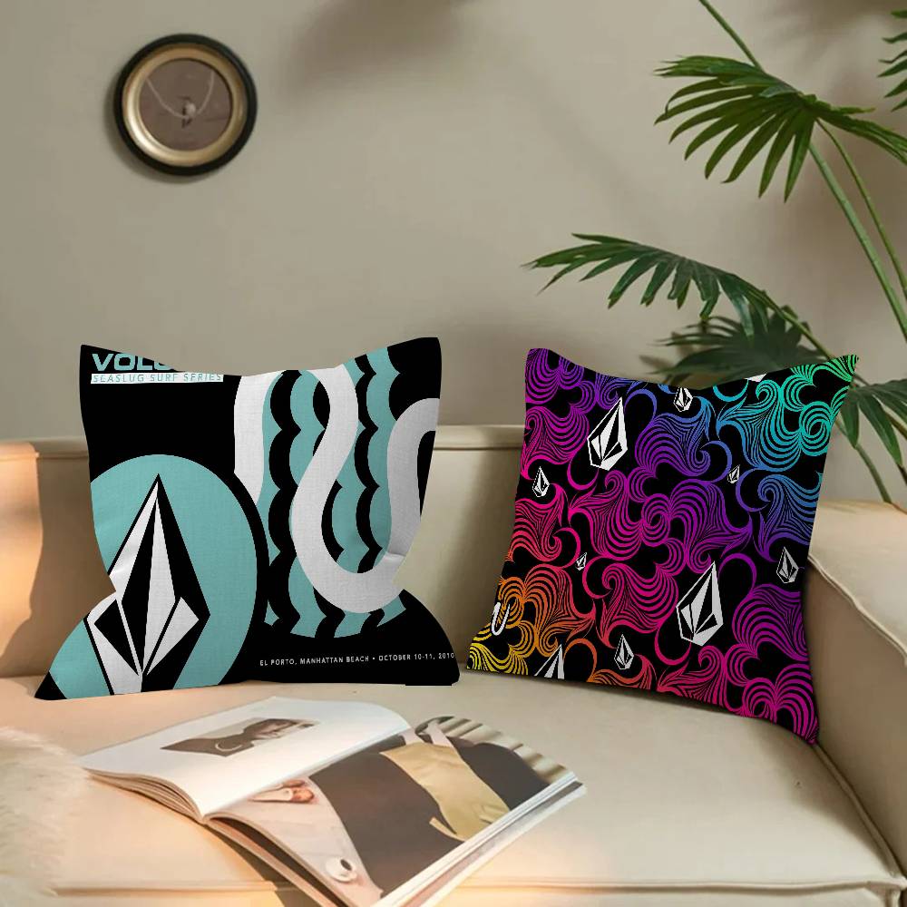 V-Volcoms Pillow Gift Home Office Decoration Pillow Bedroom Sofa Car Cushion Coverpillow Case
