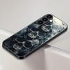 Skull tempered glass phone case suitable for Samsung Galaxy S26 S25 S24 S23 S22 S20 FE/Ultra/Plus5G anti drop back cover