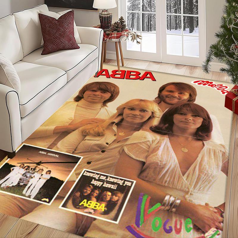ABBA Ikonisches Musik-Erbe Teppichbodenmatten Wohnzimmer- und Schlafzimmer-Matten Badezimmer-Matte Kunst Mode