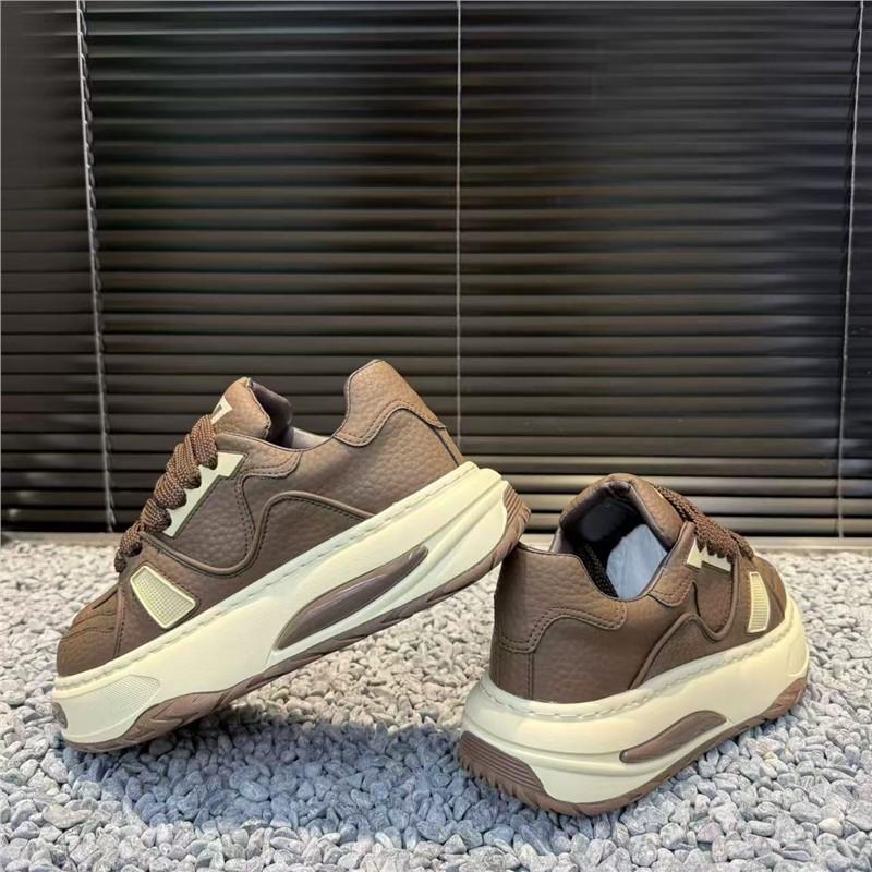 Autumn and winter new platform casual shoes velvet warm dad shoes low-top lace-up bread shoes qs