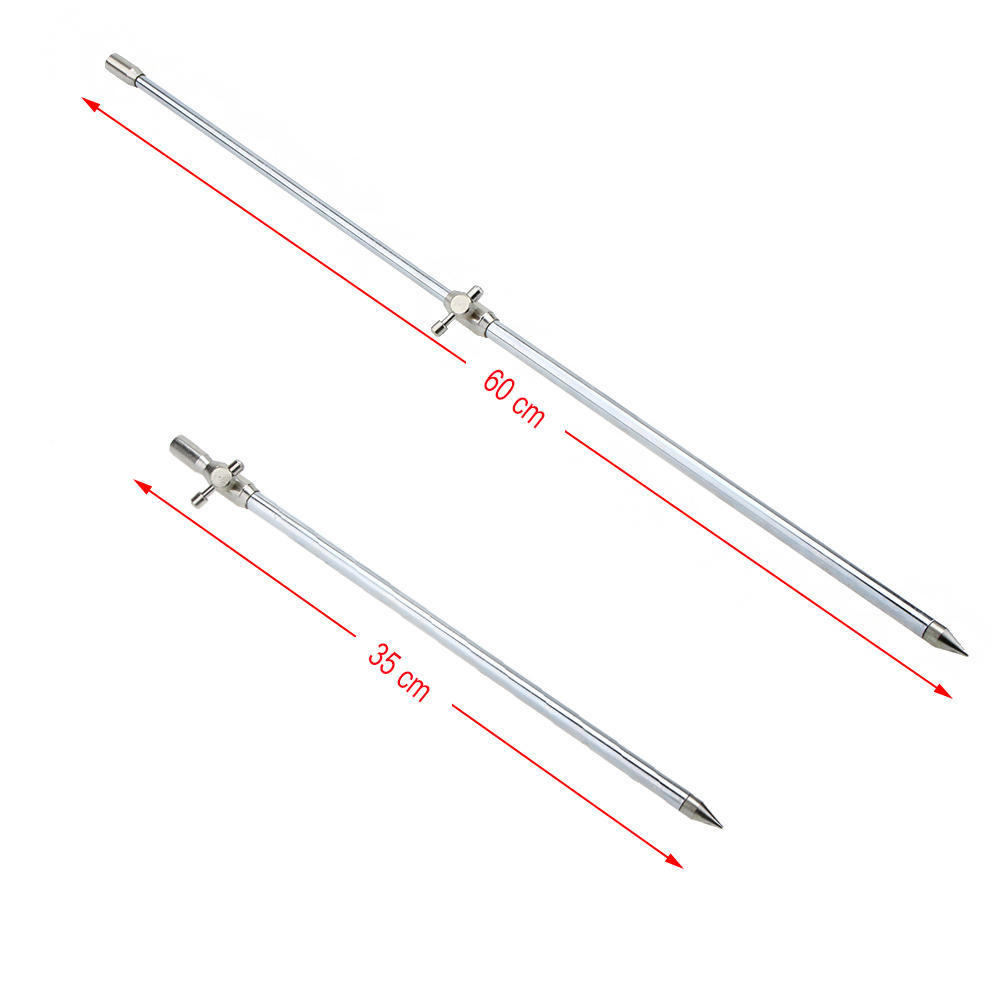 35 60cm Telescopic Fishing Alarm Holder Support for Fishing Bite Alarm