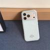 Korean Fresh Plaid Polka Dot Case for iPhone 15/16/17 Pro Max