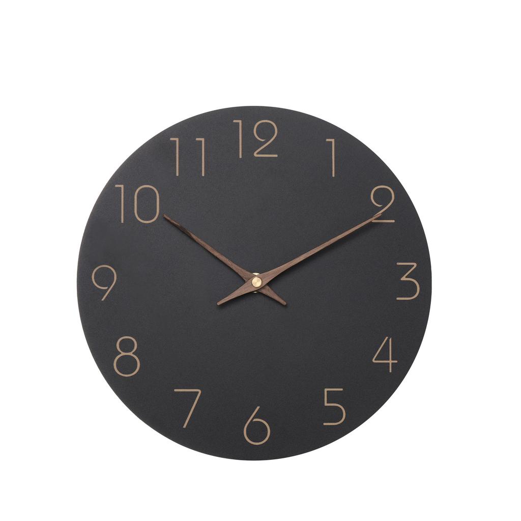 12/14 Inch Silent Non Ticking Wall Clock Wooden Clock Modern Wall Clocks Decorative for Home Living Room Bedroom Office Kitchen