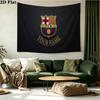 Custom Name FC Barcelona Printed Tapestry – Wall Hanging for Bedrooms, Dorms, and Home Decor