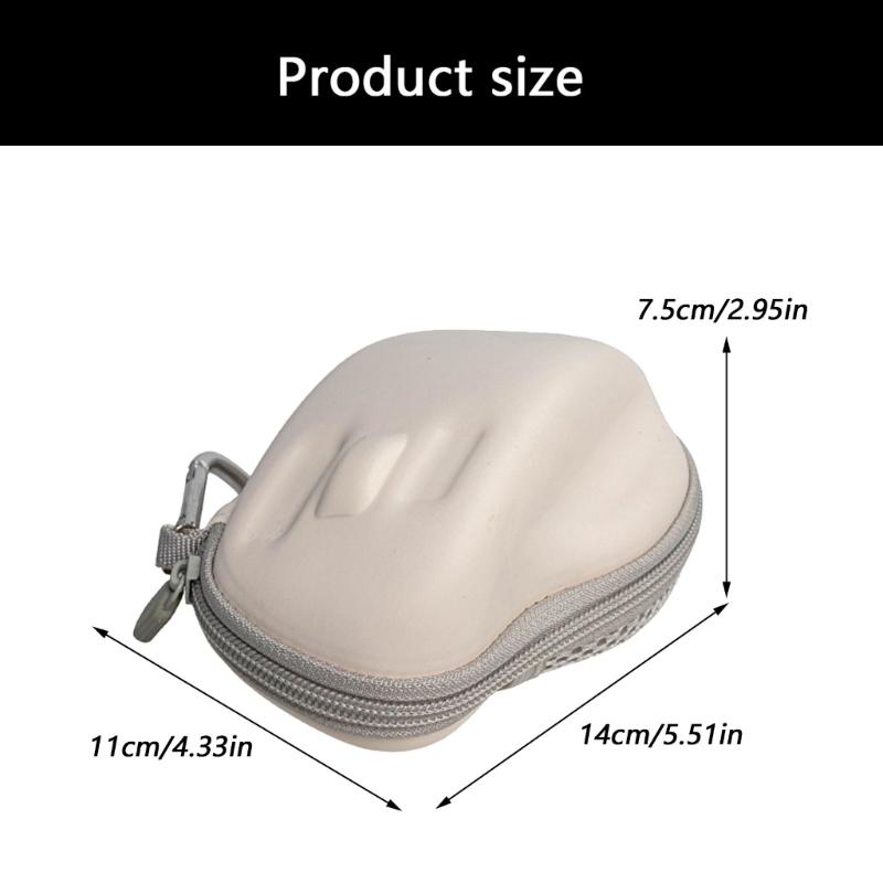 Hard Travel Case Bag For Professor 1 Wireless Mouse Shockproof Diving Fabric Case Handheld Bag for Travel Mouse Lightweight