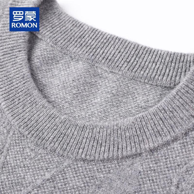 ROMON Men's 100% Pure Cashmere Pullover Sweater