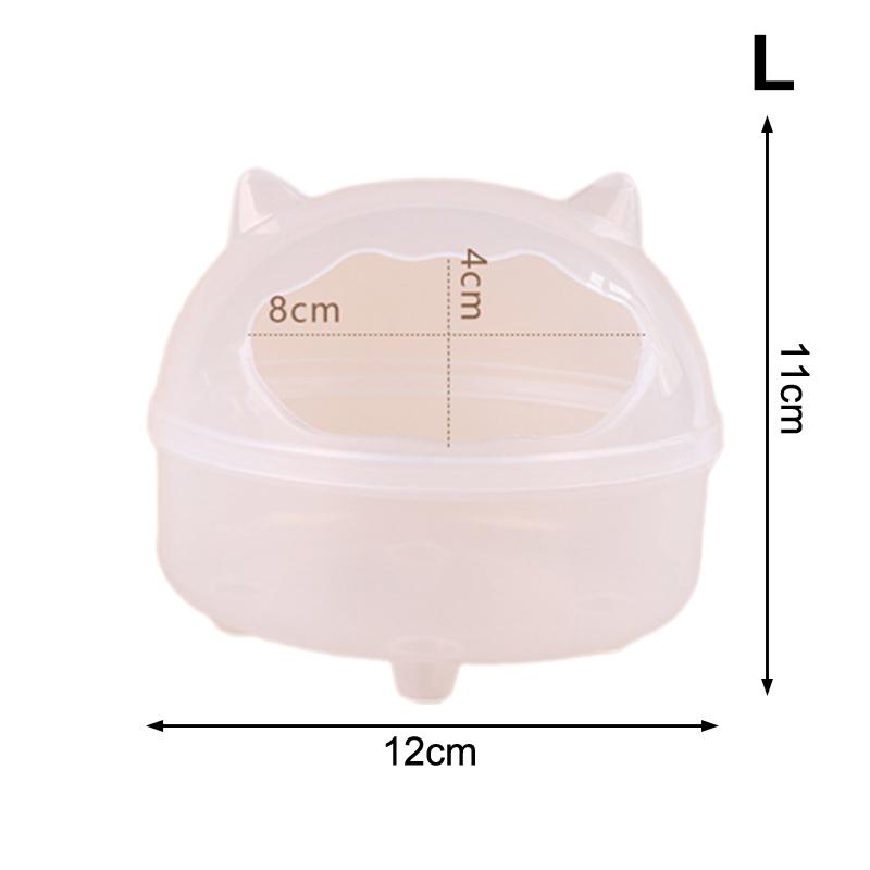 Small Pet Transparent Bathroom Litter Splash-Proof Bathroom Spill-Proof Removable Large Capacity Reusable Bathtub Pet Supplies